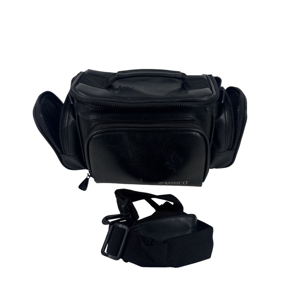 AMBICO Vintage Camera Video Bag Soft Accessory Padded Adjustable Shoulder Strap